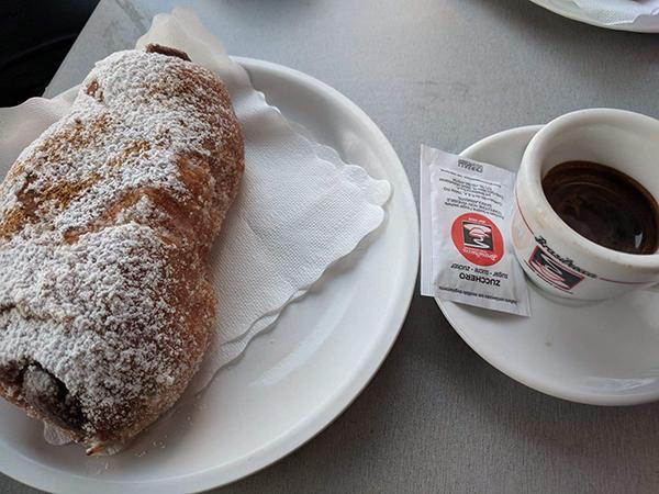 Taormina Sicily Cornetto and Cafe Italy